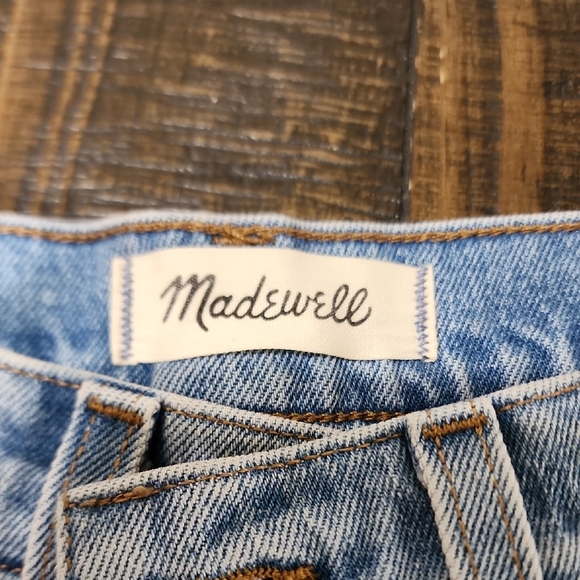 Madewell Light Blue Straight Leg Jeans - Picture 2 of 4
